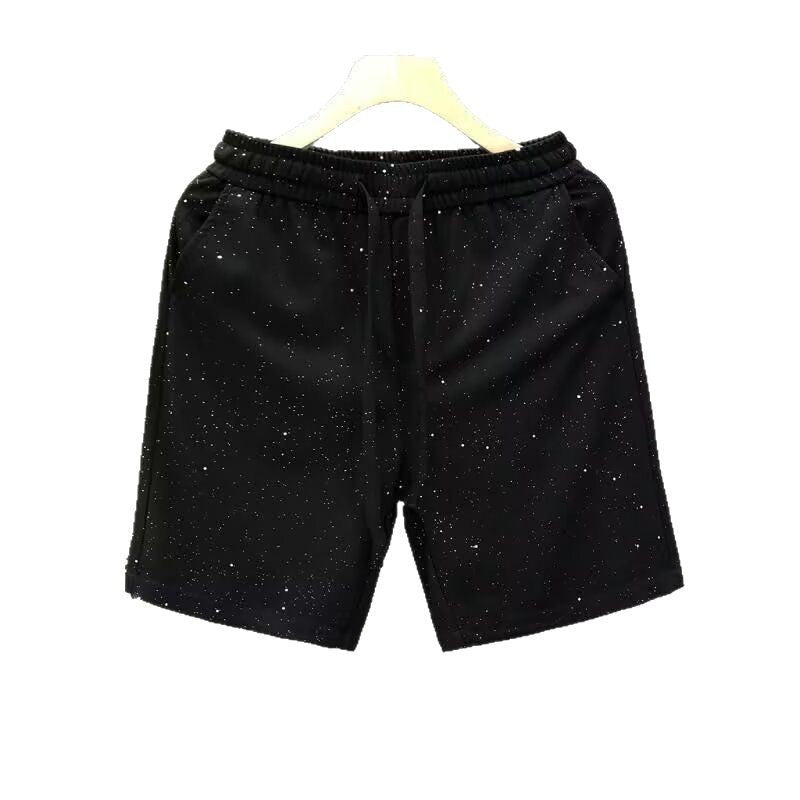 Men's Pure Color Casual Versatile Loose Shorts