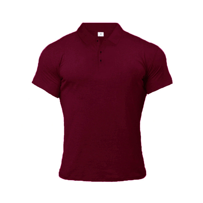 European And American Muscle Men's Summer Sports Short Sleeve