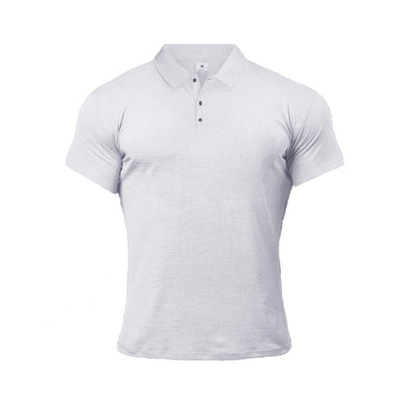 European And American Muscle Men's Summer Sports Short Sleeve
