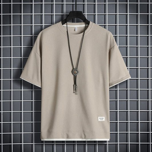 Half Sleeve Trendy All-matching Top